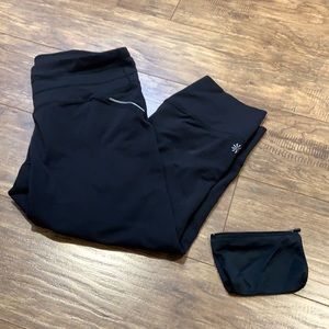 Athleta black workout capris